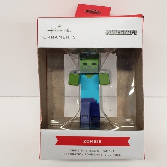 Hallmark 3" Minecraft Christmas Tree Holiday Ornament 2021 - Picture 1 of 5